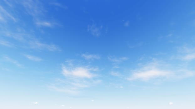 Cloudy blue sky abstract background, blue sky background with tiny clouds, 3d rendering

