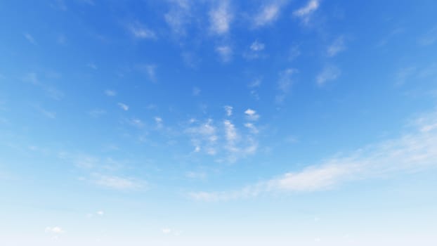 Cloudy blue sky abstract background, blue sky background with tiny clouds, 3d rendering

