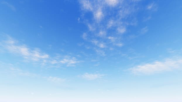 Cloudy blue sky abstract background, blue sky background with tiny clouds, 3d rendering

