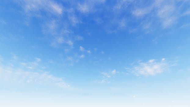 Cloudy blue sky abstract background, blue sky background with tiny clouds, 3d rendering

