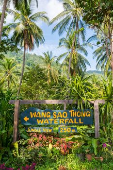 Wang Sao Thong waterfall, Koh Samui, Thailand