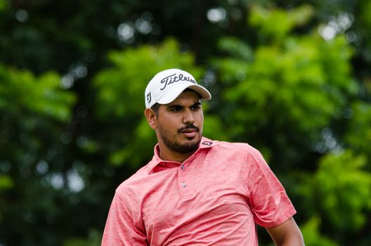 CHONBURI - JULY 31 : Gaganjeet Bhullar of India in King's Cup 2016 at Phoenix Gold Golf & Country Club Pattaya on July 31, 2016 in Chonburi, Thailand.