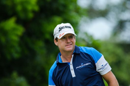 CHONBURI - JULY 31 : Jason Knutzon of USA  in King's Cup 2016 at Phoenix Gold Golf & Country Club Pattaya on July 31, 2016 in Chonburi, Thailand.