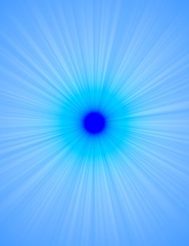 Abstract background with bright blue burst