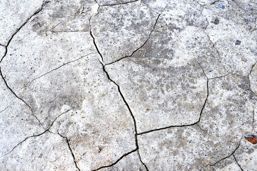 Natural texture in the form of dry cracked soil from heat.