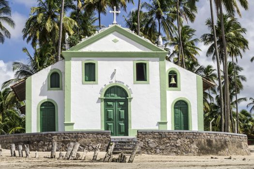 Catholic Church of Saint Benedict in Sheep Beach in Pernambuco northeast Brazil
