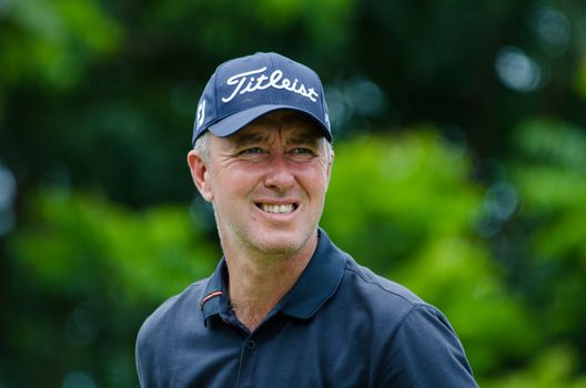 CHONBURI - JULY 31 : Mark Foster of England in King's Cup 2016 at Phoenix Gold Golf & Country Club Pattaya on July 31, 2016 in Chonburi, Thailand.