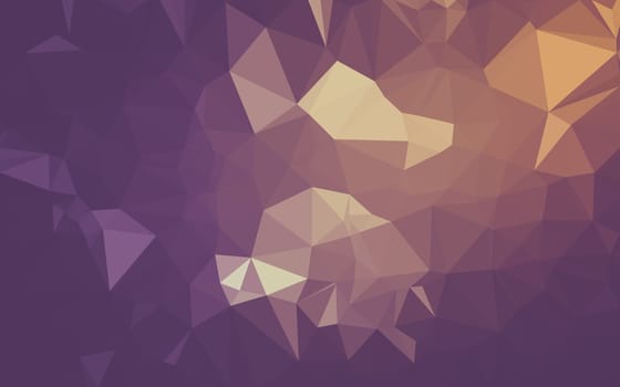 Abstract low poly background, geometry triangle, mosaic pastel color background