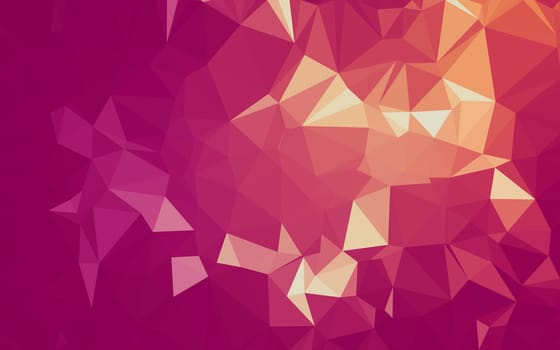 Abstract low poly background, geometry triangle, mosaic pastel color background