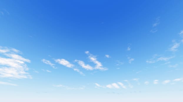 Cloudy blue sky abstract background, blue sky background with tiny clouds, 3d rendering

