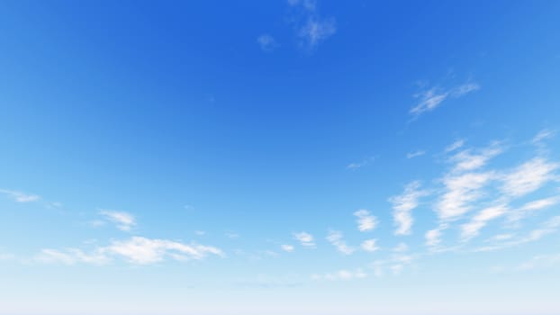 Cloudy blue sky abstract background, blue sky background with tiny clouds, 3d rendering

