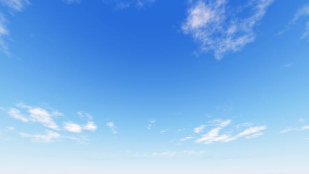 Cloudy blue sky abstract background, blue sky background with tiny clouds, 3d rendering

