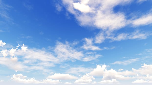 Cloudy blue sky abstract background, blue sky background with tiny clouds, 3d rendering

