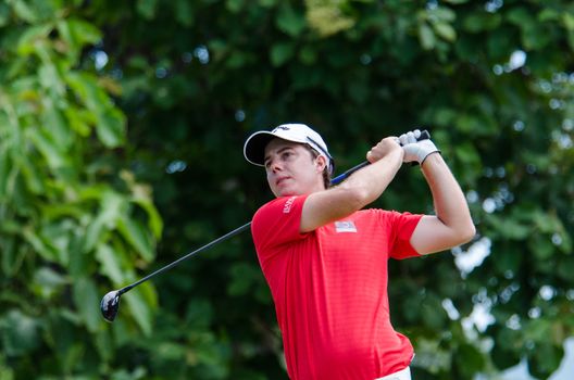 CHONBURI - JULY 31 : Lionel Weber of France in King's Cup 2016 at Phoenix Gold Golf & Country Club Pattaya on July 31, 2016 in Chonburi, Thailand.