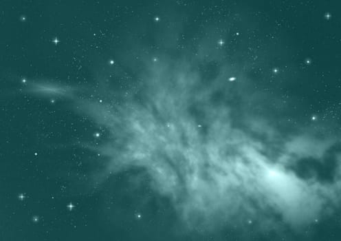 Small part of an infinite star field of space in the Universe. "Elements of this image furnished by NASA".