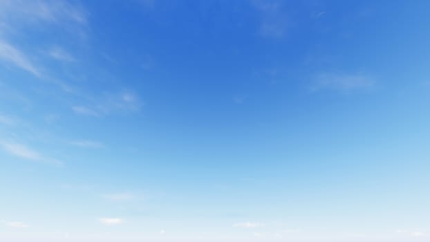 Cloudy blue sky abstract background, blue sky background with tiny clouds, 3d rendering

