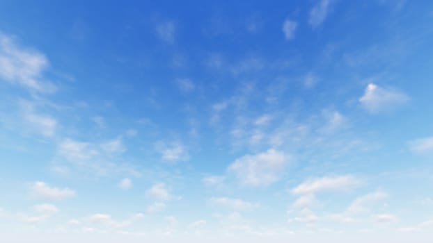 Cloudy blue sky abstract background, blue sky background with tiny clouds, 3d rendering

