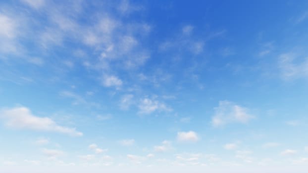 Cloudy blue sky abstract background, blue sky background with tiny clouds, 3d rendering

