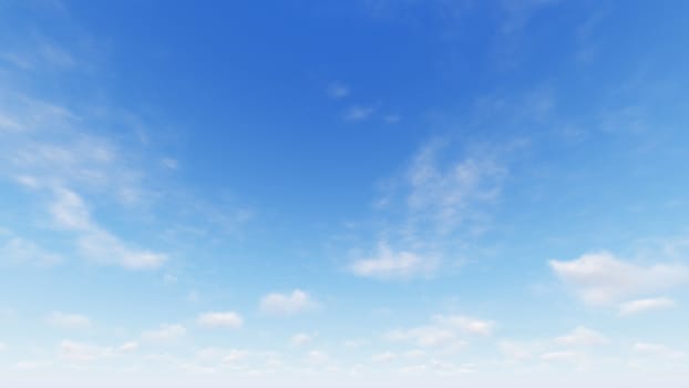 Cloudy blue sky abstract background, blue sky background with tiny clouds, 3d rendering

