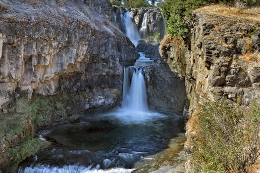 White River and Celestial Falls in Tygh Valley Oregon