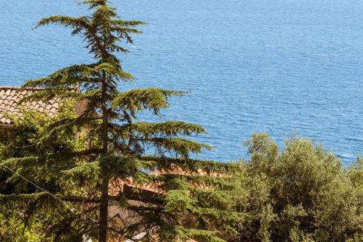 The beautiful Sicilian coast with ancient summer residences