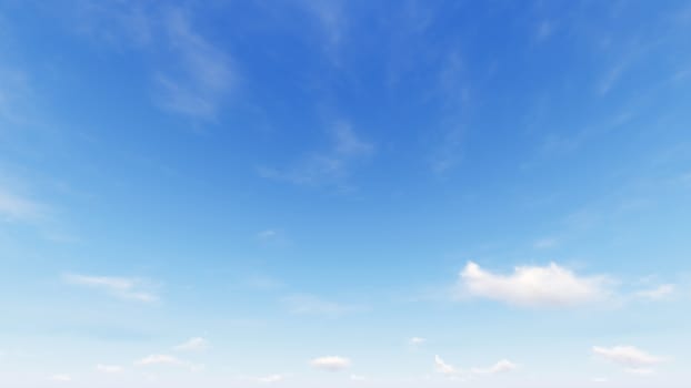 Cloudy blue sky abstract background, blue sky background with tiny clouds, 3d rendering

