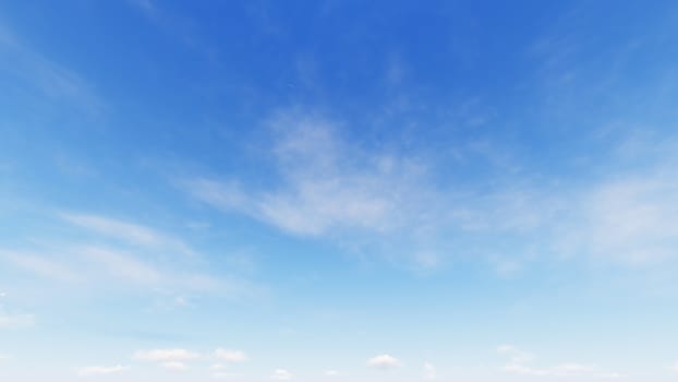 Cloudy blue sky abstract background, blue sky background with tiny clouds, 3d rendering

