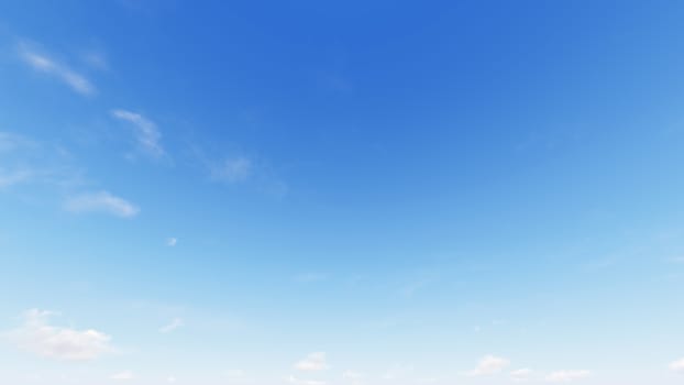 Cloudy blue sky abstract background, blue sky background with tiny clouds, 3d rendering

