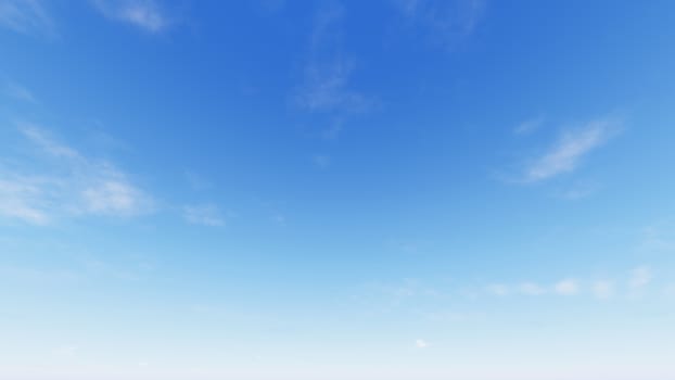 Cloudy blue sky abstract background, blue sky background with tiny clouds, 3d rendering

