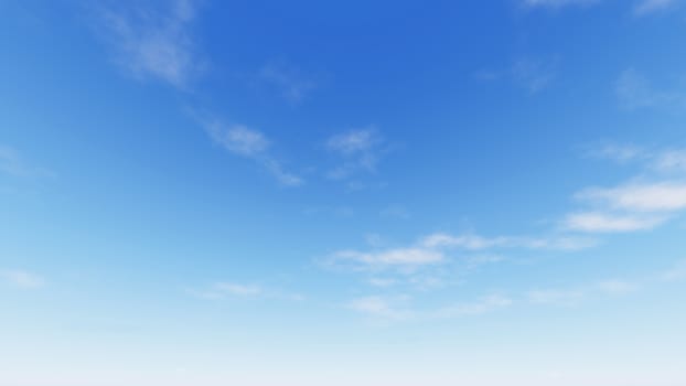 Cloudy blue sky abstract background, blue sky background with tiny clouds, 3d rendering

