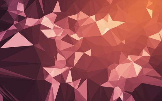 Abstract low poly background, geometry triangle, mosaic pastel color background