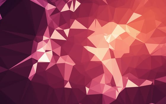 Abstract low poly background, geometry triangle, mosaic pastel color background