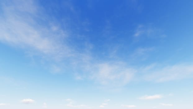 Cloudy blue sky abstract background, blue sky background with tiny clouds, 3d rendering

