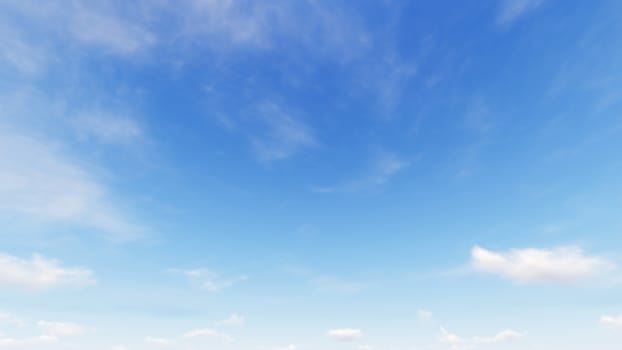 Cloudy blue sky abstract background, blue sky background with tiny clouds, 3d rendering

