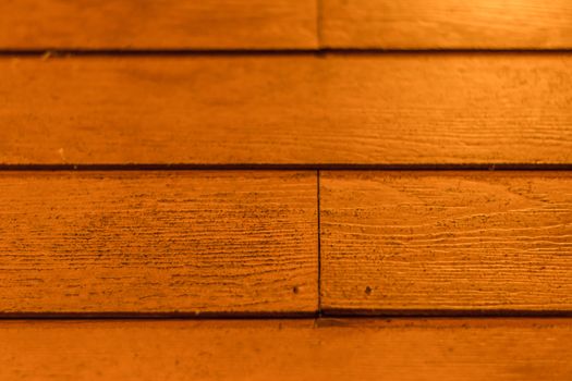 selective focus Brown Wood floor panel texture background