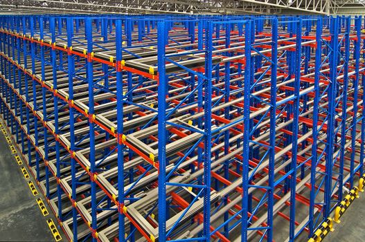 Pallet racking system for warehouse storage metal shelving distribution center