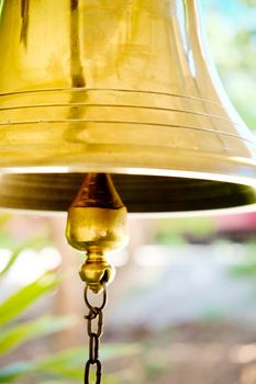 golden bell in railway station