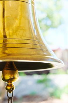 golden bell in railway station