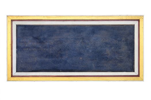 Blank wooden sign on white background