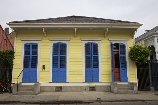 New Orleans architecture in French Quarters, United States of America