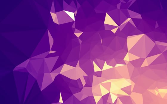 Abstract low poly background, geometry triangle, mosaic pastel color background