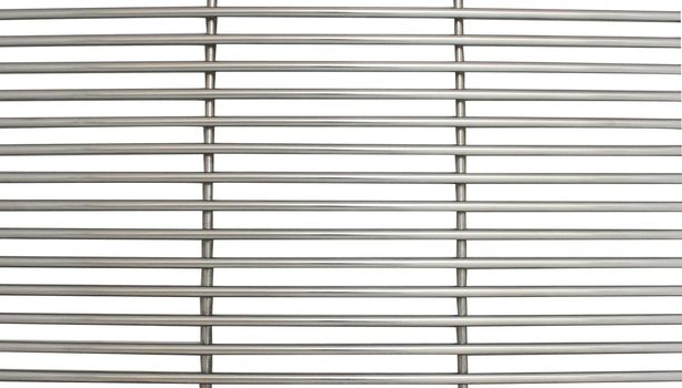 metal grille isolated on white
