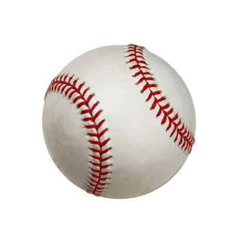 Baseball isolated on white background