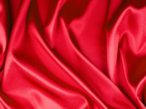 red background cloth close up