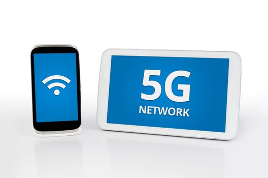 Mobile devices with 5G network standard communication