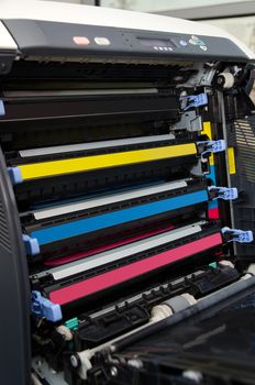 Color laser printer toners cartridges 