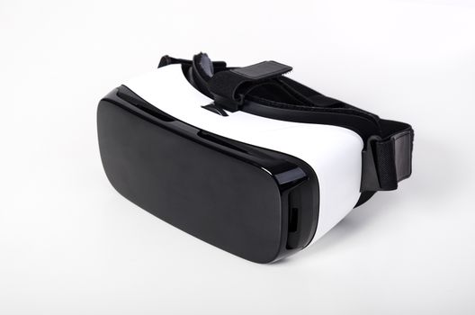 Modern virtual reality glasses. Easy way to watch movies in 3D