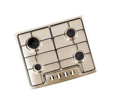 Gas hob isolated on white