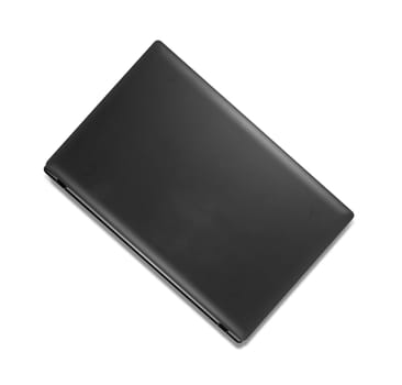 laptop isolated with clipping path over white