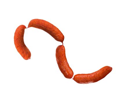 sausages isolated